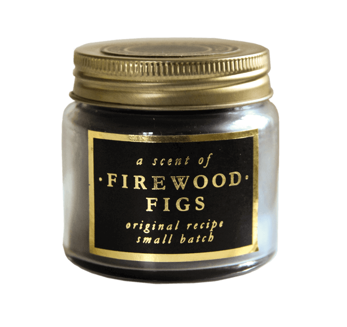 Black and golden candle