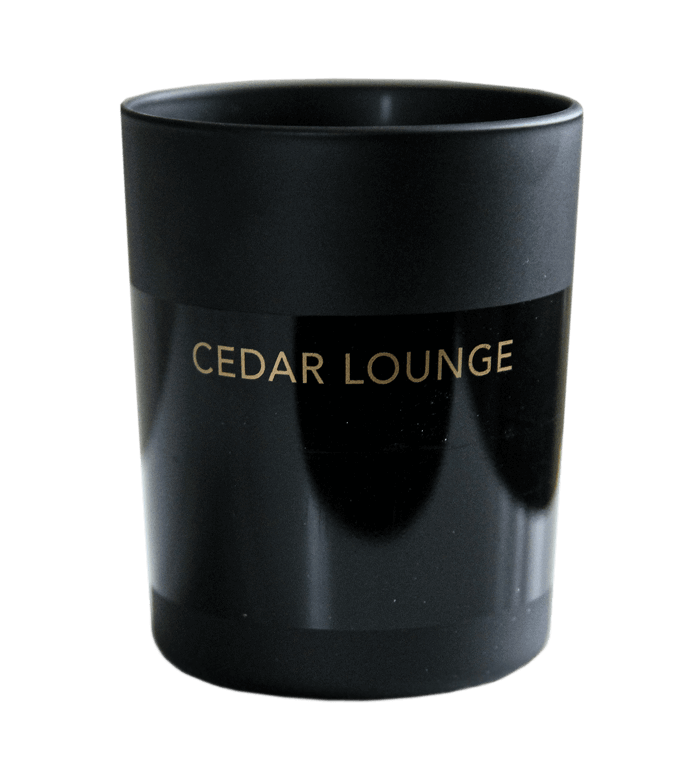 Black and golden candle